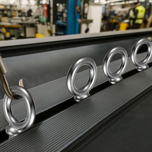 Hicarer 20 Pack Lifting Ring Shoulder Eye Bolt 3/8"-16 x 1 Machinery Shoulder Eyebolts 304 Stainless Steel Threaded Nut Fastener in Saudi Arabia