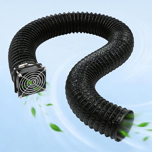 Baquler Fan Fume Extraction Kit for 3D Printer Enclosure 4000 RPM High-Efficiency Ventilation Low Noise Fan with Exhaust Pipe Flange Mesh Cover for Air Circulation Odors Smoke Harmful Particle Dust in Saudi Arabia