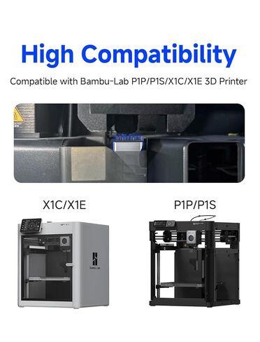 P1/X1 Nozzle Wiper for Bambu-Lab P1S/P1P/X1C/X1E 3D Printers, Silicone Brush Replacement with Aluminum Mount - Plug & Play, Efficient Filament Cleaning Tool（2 Packs） in Saudi Arabia