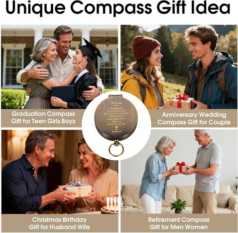 Baptism Gifts for Boys, Confirmation Gifts for Teenage Boys, Easter Basket Stuffers, Religious Compass Gift for Men, Catholic Confirmation First Communion Gift for Boy, Graduation Birthday Present in Saudi Arabia