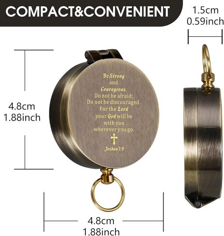 Baptism Gifts for Boys, Confirmation Gifts for Teenage Boys, Easter Basket Stuffers, Religious Compass Gift for Men, Catholic Confirmation First Communion Gift for Boy, Graduation Birthday Present in Saudi Arabia