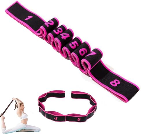 Fitness Resistance Bands with Handles, Fitness Resistance Band for Stretching and Yoga in Saudi Arabia