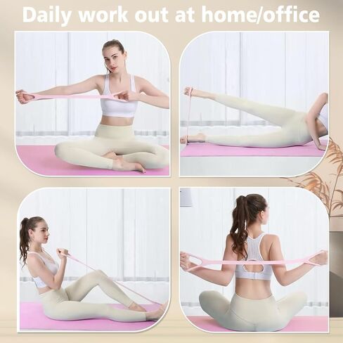 Figure 8 Fitness Resistance Band, Arm,Back Training Elastic Ropes, Workout Chest Arm and Shoulder Stretch Bands, Exercise Bands for Yoga, Pilates,Physical Therapy,Stretching in Saudi Arabia