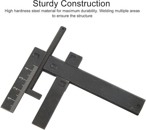 Carb Float Level Gauge Metric Display 0‑40mm Steel Construction, Fits Fit for, Measure Float Level Height, Suitable for Motorcycle Enthusiasts in Saudi Arabia