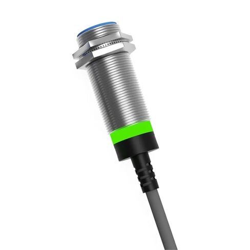 M18 Series Industrial Proximity Switch Sensor, Non-Contact Distance 5mm 8mm NPN PNP 12-24V Non-Flush/Flush, 1pc(5mm DC 3-Wire PNP NC) in Saudi Arabia