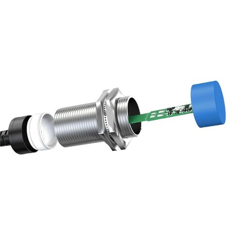 M18 Series Industrial Proximity Switch Sensor, Non-Contact Distance 5mm 8mm NPN PNP 12-24V Non-Flush/Flush, 1pc(5mm DC 3-Wire PNP NC) in Saudi Arabia
