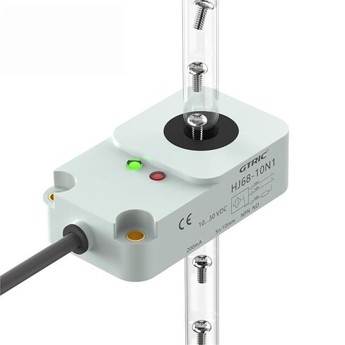 Ring Inductive Proximity Sensor Switch, 10-30V DC NPN PNP 3/30mm Screw Steel Ball Metal Drop Detection, 1pc(8MM NPN NO) in Saudi Arabia