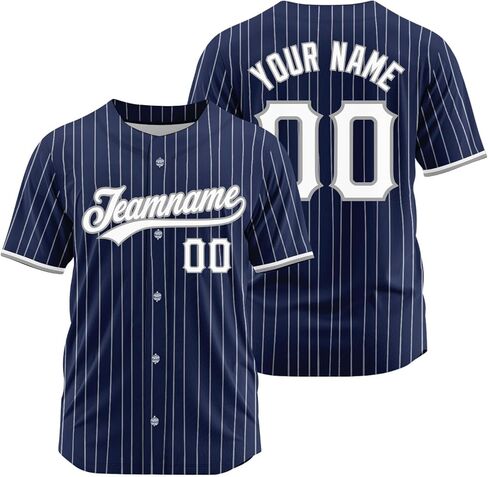 Personalized Blank Baseball Jersey Men Women Youth Kids, Stitched Printed Name Number and Logo, Sport Uniform Softball Shirt in Saudi Arabia