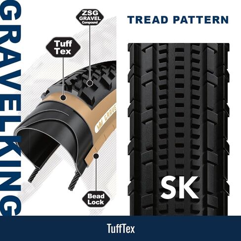 GRAVELKING GKSK Classic, 700 x 40C, Black/Brown in Saudi Arabia