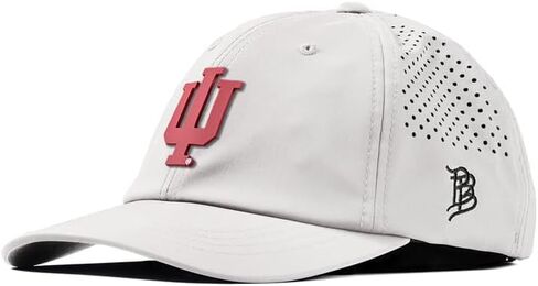 Branded Bills Officially Licensed x Indiana Hoosiers Performance Dad Hat Collection Indiana Team Logo PVC in Saudi Arabia