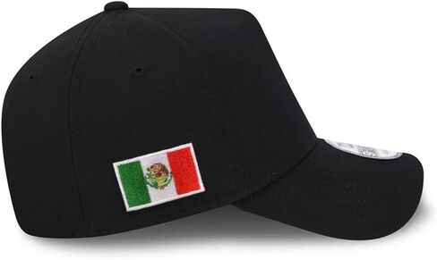 قبعة New Era LA Los Angeles Dodgers 9FORTY بعلم المكسيك لفريق المكسيك، قبعة قابلة للتعديل باللون الأسود in Saudi Arabia