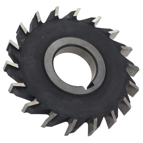 Straight Tooth Milling Cutter, High Speed Steel Disk Gear Cutters, High Temperature Quenching, 100x12 Specification, Smooth Cutting Edges, Fine Punching for Precision Machining in Kuwait