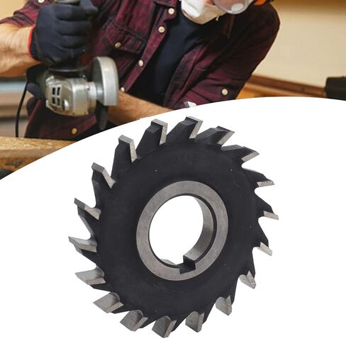 Straight Tooth Milling Cutter, High Speed Steel Disk Gear Cutters, High Temperature Quenching, 100x12 Specification, Smooth Cutting Edges, Fine Punching for Precision Machining in Kuwait