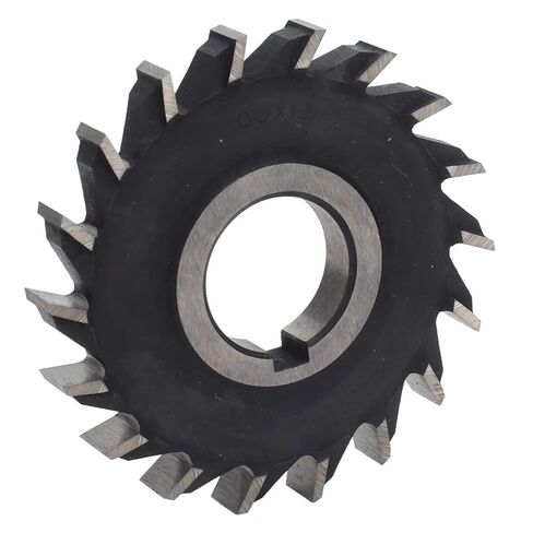 Straight Tooth Milling Cutter, High Speed Steel Disk Gear Cutters, High Temperature Quenching, 100x12 Specification, Smooth Cutting Edges, Fine Punching for Precision Machining in Kuwait