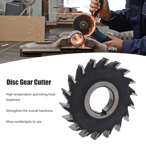 Straight Tooth Milling Cutter, High Speed Steel Disk Gear Cutters, High Temperature Quenching, 100x12 Specification, Smooth Cutting Edges, Fine Punching for Precision Machining in Kuwait