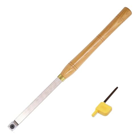 Wood Turning Tools Rougher Carbide Tipped Lathe Tool with 14mm Square Carbide Insert for Wood Hobbyist or DIY or Carpenter in Kuwait