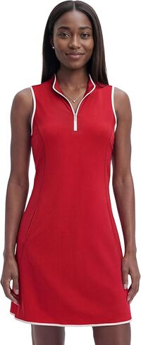 Izod Women's Quarter Zip Sleeveless Athletic Dress in Saudi Arabia
