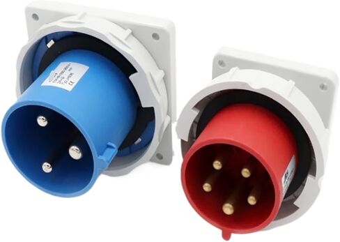 1 Pcs European Standard Waterproof Concealed Plug IP67 Industrial Power Connector Controller(SP-831 3P 32A) in Saudi Arabia