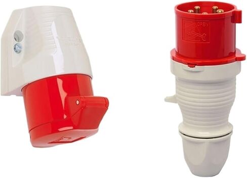 Industrial Plug and Socket Waterproof and dustproof 16A 5P 400V(210) in Saudi Arabia