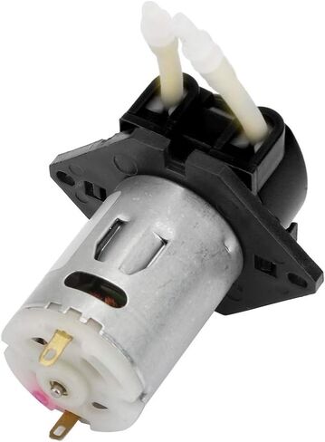 Low Flow Peristaltic Pump, 24V Peristaltic Liquid Pump, Small Liquid Dosing Pump for Laboratory Analytic 2x4mm (Black) in Saudi Arabia