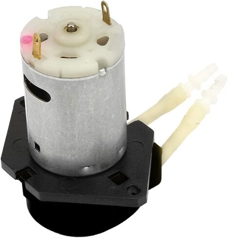 Low Flow Peristaltic Pump, 24V Peristaltic Liquid Pump, Small Liquid Dosing Pump for Laboratory Analytic 2x4mm (Black) in Saudi Arabia