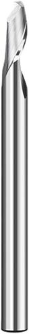 1pcs 8mm Shank Carbide Single Flute End Mill Cutting Diameter 3-8mm O Flute Spiral CNC Router Bit HSS Milling Cutter Engraving Bit for Aluminum Acrylic Woodworking(8x5x16x100mm) in Saudi Arabia