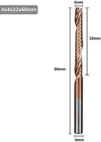 1 قطعة دوامة حتى قطع نهاية المطاحن 4 مللي متر 6 مللي متر 8 مللي متر عرقوب الألومنيوم قطع نهاية مطحنة واحدة الناي CNC راوتر بت كربيد قاطعة المطحنة in Kuwait