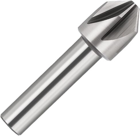 1 قطعة HSS مثقاب الحفر بت 60/90 درجة كربيد الخامس الأخدود قاطعة المطحنة 6-18 مللي متر ضياء Deburr نهاية مطحنة أداة القطع (14x60D) in Kuwait