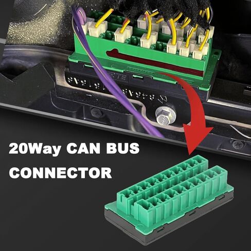 68321746AA - موصل صمامات CAN-C Bus Star Splice Block - لسيارة Jeep Gladiator JT/Wrangler JL، Chrysler Pacifica/Voyager، Dodge Ram 1500/2500/3500 (2017-2025) -يستبدل #2-2272352-5 in Kuwait