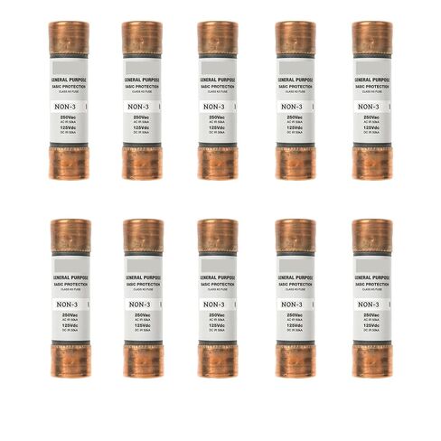 10 عبوات NON-3A غير 3 أمبير لمرة واحدة، غير 3 صمامات خرطوشة فئة K5 الحالية in Kuwait