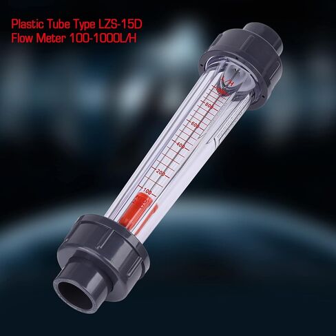 Peak Flow Meter Rotameters Plastic Plastic Tube Type Adult 100 1000L H Water Flow Meter Flowmeter Lzs 15 in Saudi Arabia
