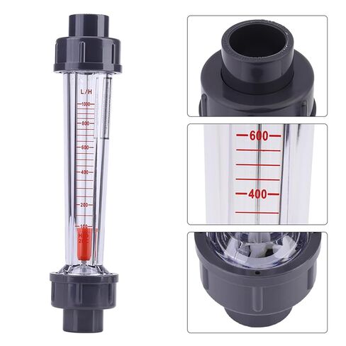 Peak Flow Meter Rotameters Plastic Plastic Tube Type Adult 100 1000L H Water Flow Meter Flowmeter Lzs 15 in Saudi Arabia
