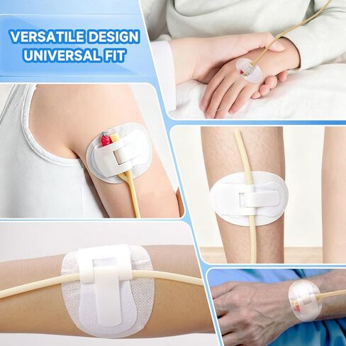 12 Pcs Foley Catheter Stabilization Device, Urinary Leg Bag Catheter Tube Holder Catheter Supplies for PEG/G/Feeding Tube Holder Accessories, Adhesive Catheter Urinary Leg Bags Holder in Saudi Arabia