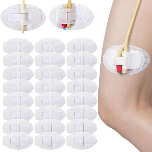 12 Pcs Foley Catheter Stabilization Device, Urinary Leg Bag Catheter Tube Holder Catheter Supplies for PEG/G/Feeding Tube Holder Accessories, Adhesive Catheter Urinary Leg Bags Holder in Saudi Arabia