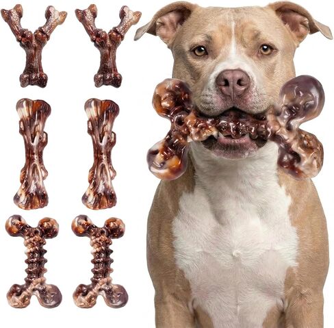 Kseroo 3-Pack Indestructible Dog Chew Toys for Aggressive Chewers,30-100lbs in Saudi Arabia