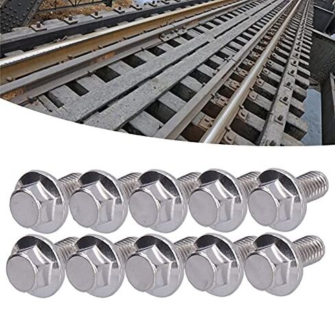 10Pcs Flanged Hex Head Bolt, Stainless Steel Screws Bolts Accessory (M5*10) in Saudi Arabia