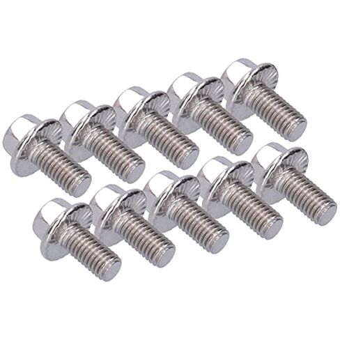 10Pcs Flanged Hex Head Bolt, Stainless Steel Screws Bolts Accessory (M5*10) in Saudi Arabia