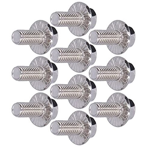 10Pcs Flanged Hex Head Bolt, Stainless Steel Screws Bolts Accessory (M5*10) in Saudi Arabia