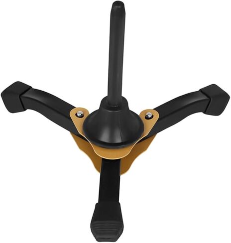 ARTIBETTER Clarinet and Flute Stand Tripod Holder Portable Foldable Yellow Thickened Three-legged Support for Saxophone and Wind Instrument Accessories in Saudi Arabia
