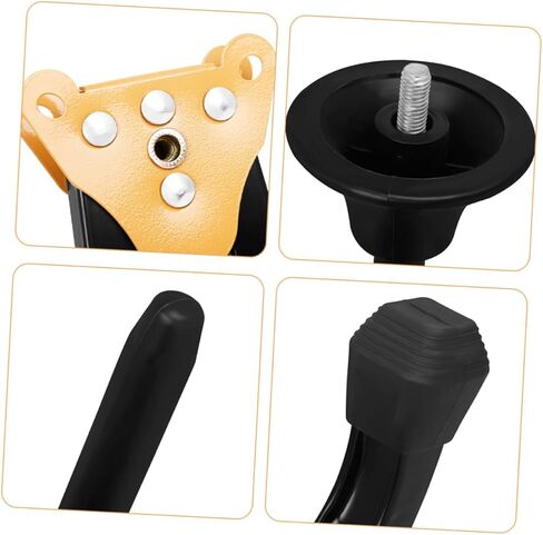 ARTIBETTER Clarinet and Flute Stand Tripod Holder Portable Foldable Yellow Thickened Three-legged Support for Saxophone and Wind Instrument Accessories in Saudi Arabia