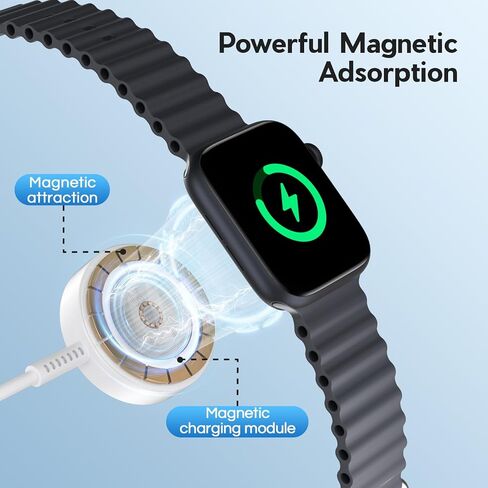 لشاحن ساعة أبل 3 في 1 كابل شحن سريع مع كتلة شاحن USB C 20 وات وسلك كابل iWatch مغناطيسي 3FT لسلسلة iWatch Ultra 3/2/SE/11/10/9/8/7/6/5/4/3/2، iPhone17 15 16 Pro Max/14/13/12 in Kuwait