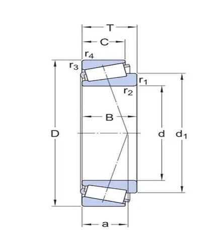 1pcs Bearing 32921 105x145x25 HR32921J 4T-32921 2007921E Cone + Cup Single Tapered Roller Bearings in Saudi Arabia