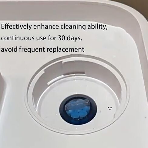 4 قطع مكنسة كهربائية للأرضيات الصلبة متوافقة مع Ecovacs DEEBOT N30 OMNI/N30 PRO Omni DSC060002 منظف صلب أزرق، ملحقات بديلة للمكنسة الكهربائية الروبوتية in Kuwait