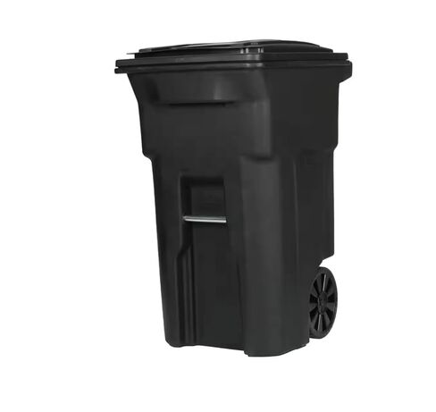 64 Gallon Black Garbage can with Wheels and lid Outdoor Trash Can in Saudi Arabia