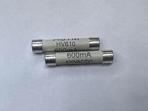 مصهر سيراميك (HV610)، 600 مللي أمبير، 600 فولت تيار متردد/تيار مستمر، 6 × 32 مم للاستخدام في المقاييس المتعددة (قطعتان/حزمة) in Saudi Arabia