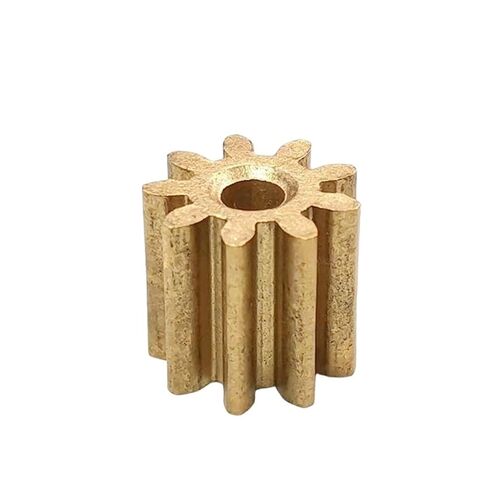 Steel Heavy Duty Motor Pinion Gear 1pcs 9T 1M Copper Gear Module 1.0 9 Teeth Diameter 11mm Inner Hole 3.1mm Mini Pinion 93B Cog Wheels in Saudi Arabia