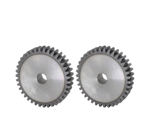 Steel Heavy Duty Motor Pinion Gear Cylindrical Gear 2M 31-40T Carbon Steel Spur Total High Frequency Quenching Teeth(2M33T - Bore 12 mm) in Saudi Arabia