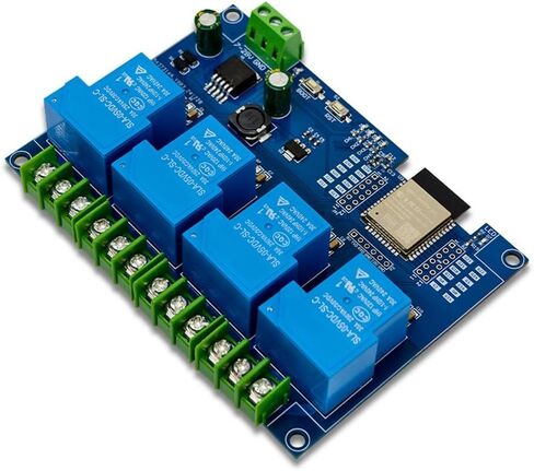 4 قناة وحدة التتابع 30A DC7-28/5V واي فاي بلوتوث وحدة التتابع ESP32-WROOM مجلس التنمية in Kuwait