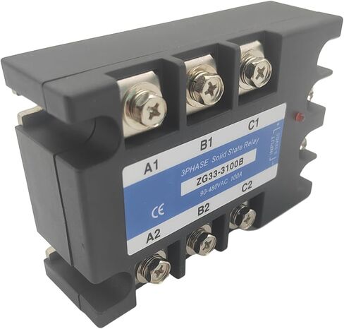Solid State Relay 100A Three Phases 90-480VAC Voltage SSR 3-32V DC Control AC (ZG33-3100B) in Saudi Arabia