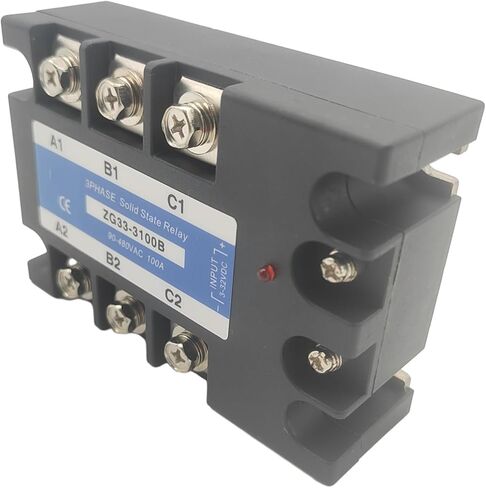 Solid State Relay 100A Three Phases 90-480VAC Voltage SSR 3-32V DC Control AC (ZG33-3100B) in Saudi Arabia